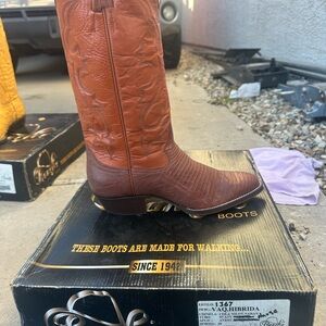 Brown Leather Cowboy Boots